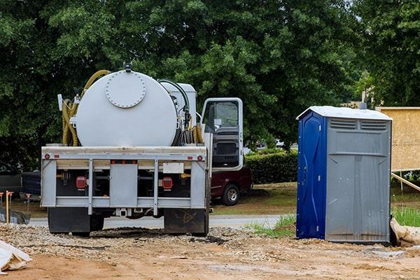 workers at Porta Potty Rental of Huntley